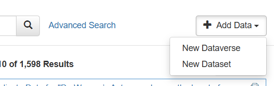 "Add Data" button
